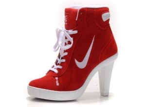 Nike red high heels