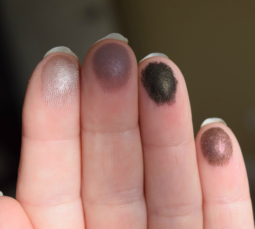 colour pop eyeshadow swatches 1