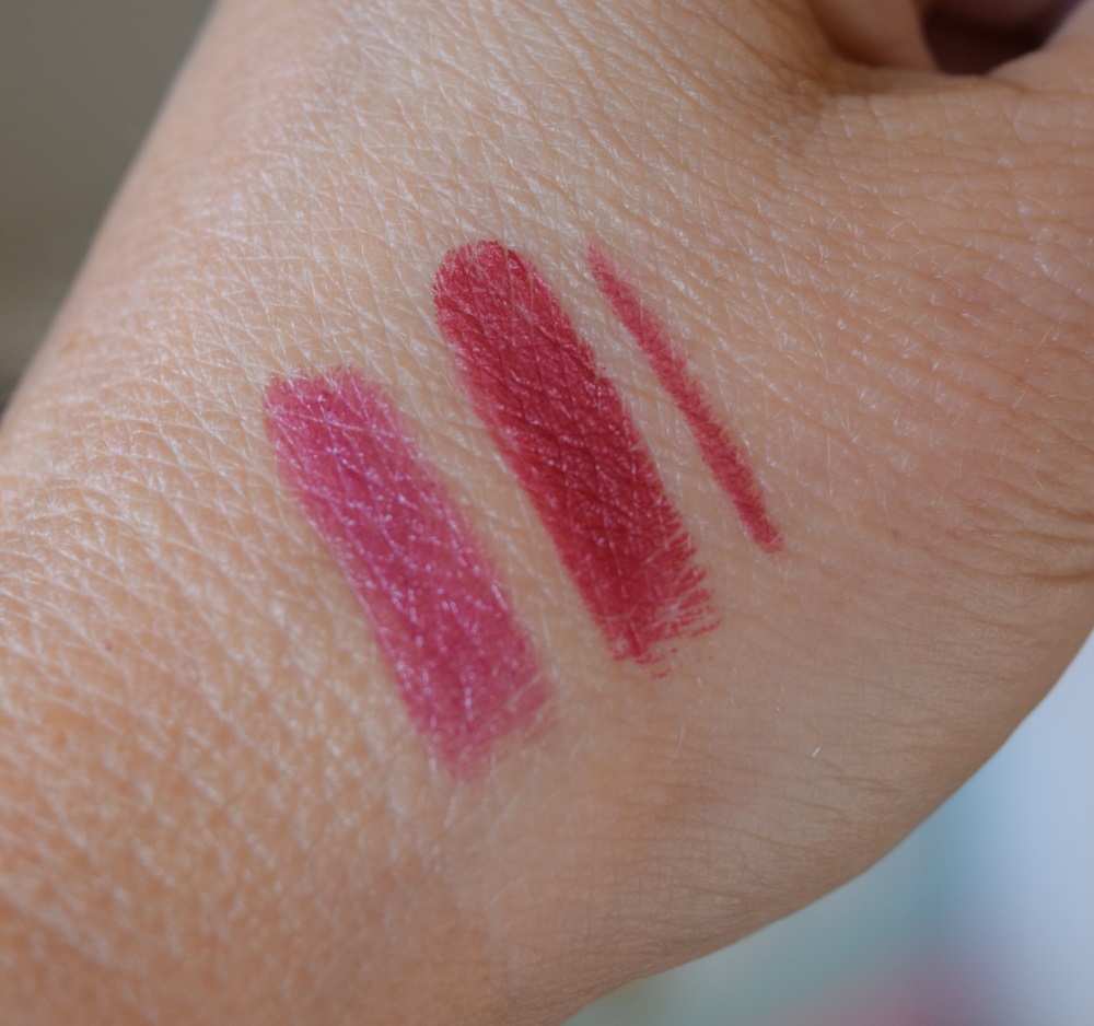 colourpop lip stick swatches